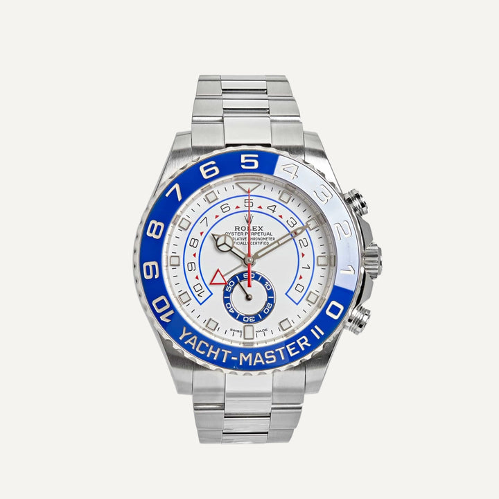 Rolex Yacht-Master II 116680 Stainless Steel Mercedes Hand White Dial (2022) - View 13