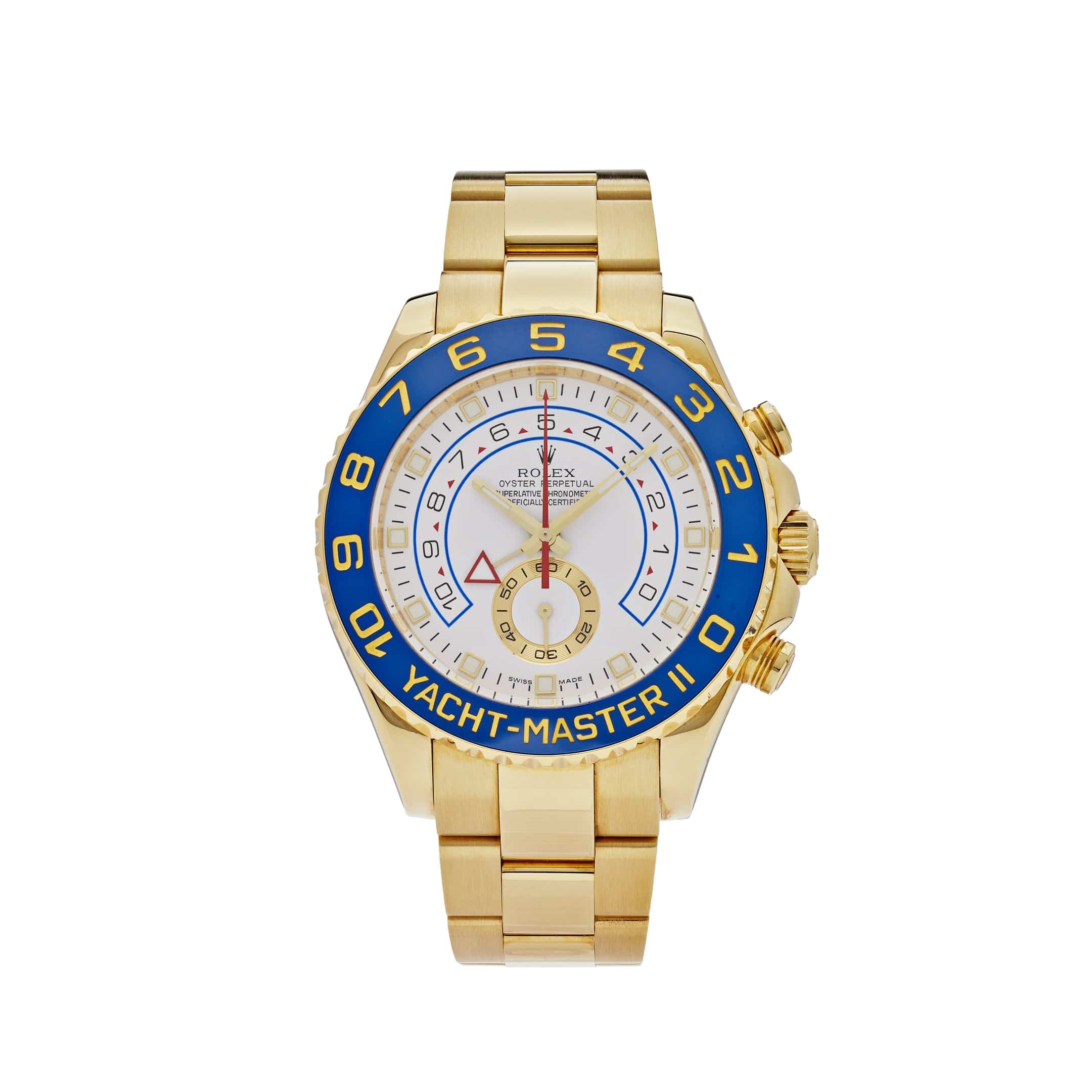 Rolex Yacht-Master II 116688 Yellow Gold White Dial (2009) - View 8