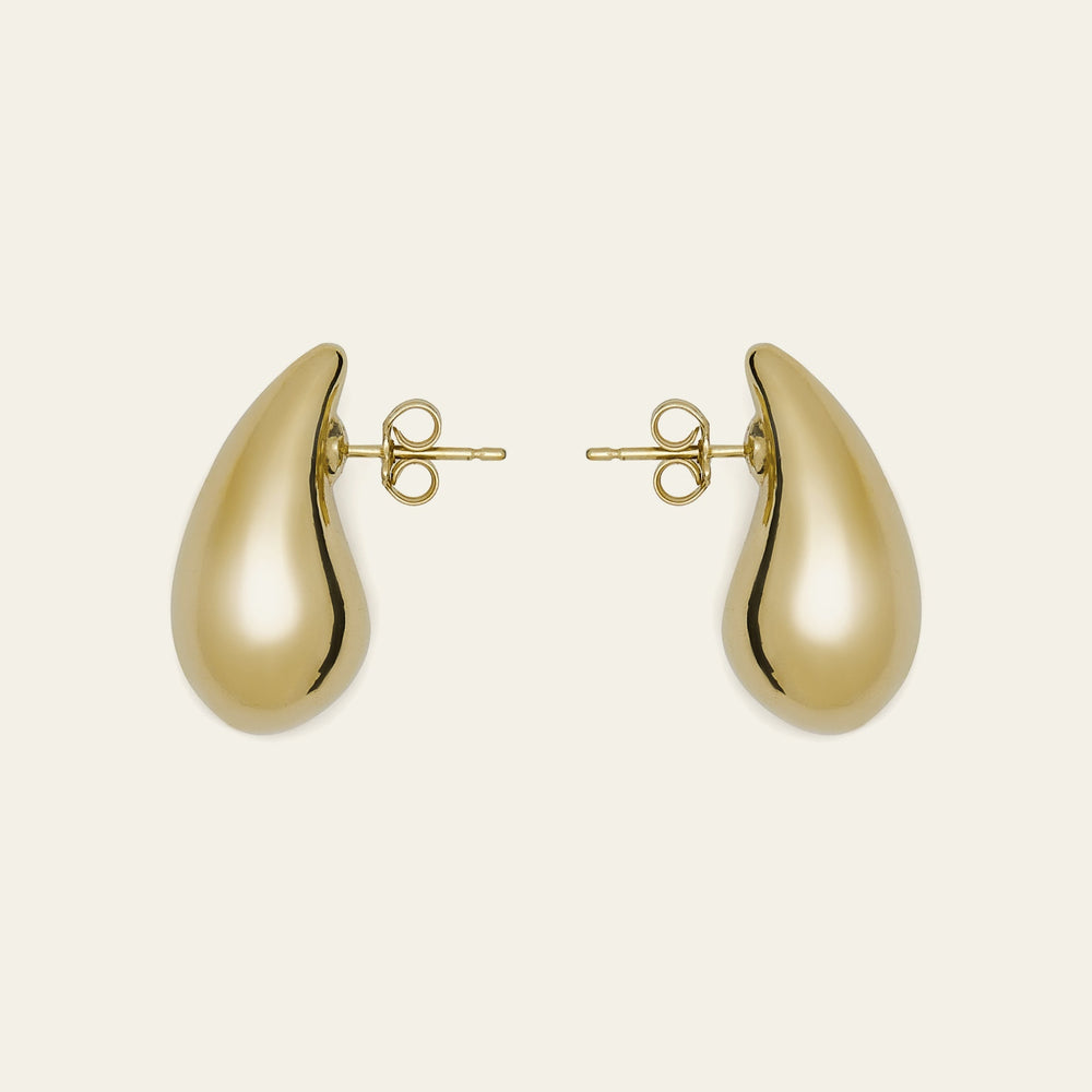 Gold Teardrop Earrings
