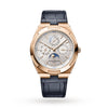 Vacheron Constantin Overseas 4300V/000R-B064 Calendario perpetuo ultradelgado de oro rosa con esfera plateada