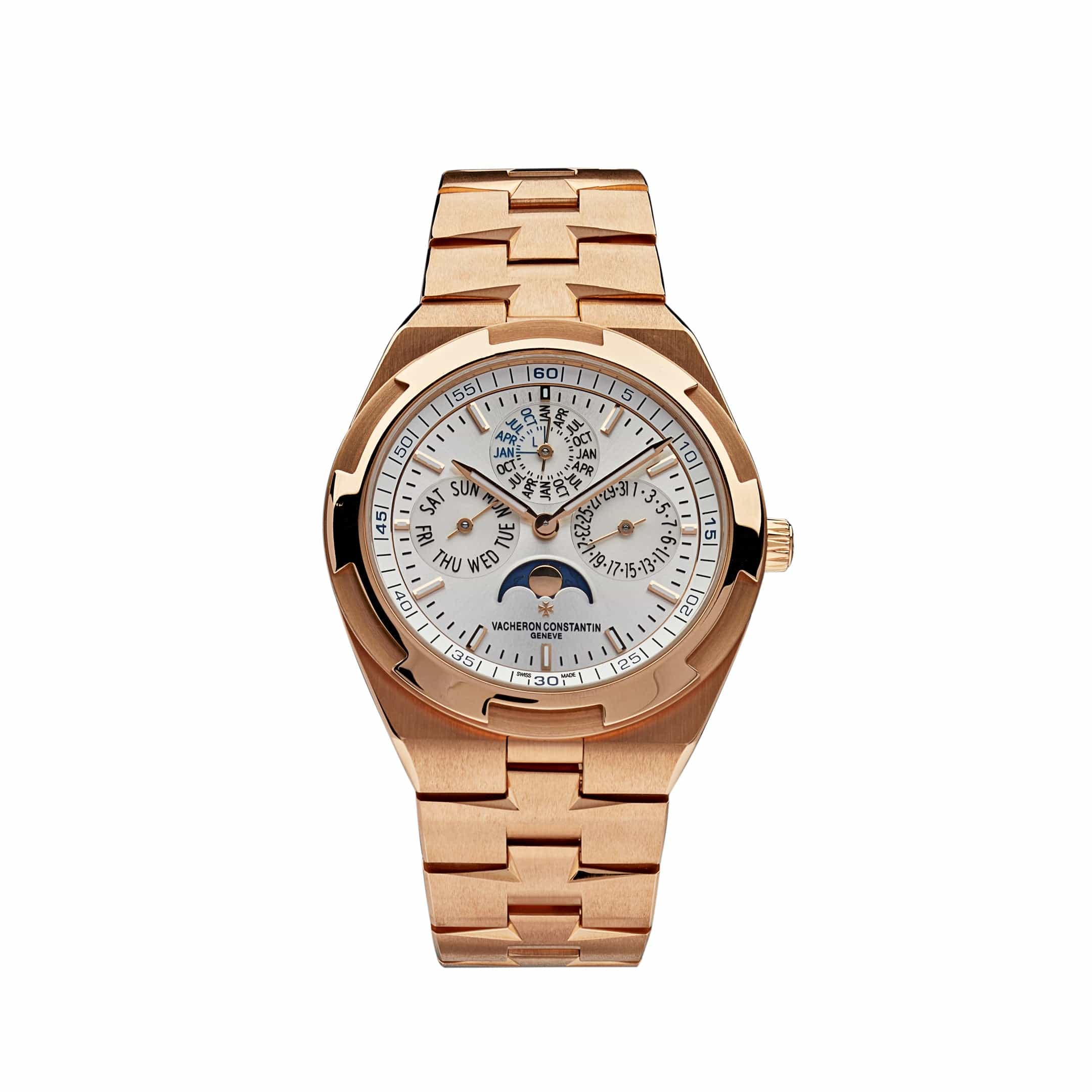 Vacheron Constantin Overseas 4300V/120R-B064 Perpetual Calendar Ultra-Thin Silver Dial Rose Gold - View 4