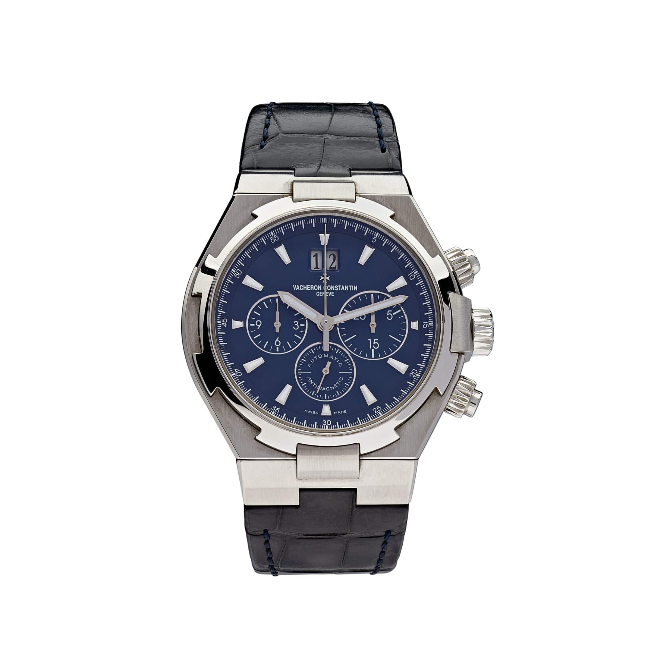 Vacheron Constantin Overseas Chronograph 49150/000A-9745 Stainless Steel Blue Dial - View 6