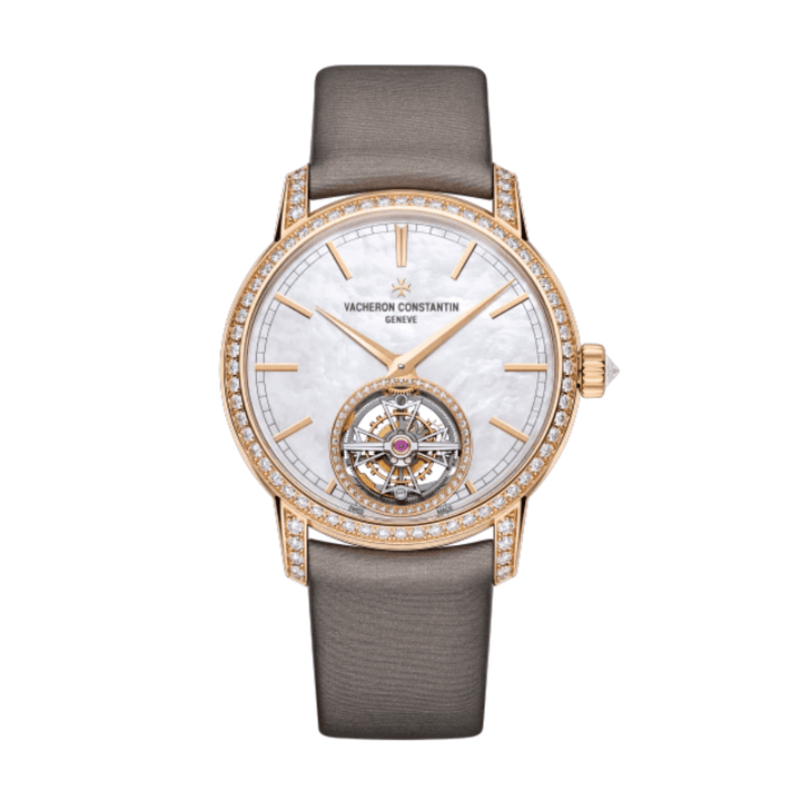 Vacheron Constantin Traditionnelle 6035T/000R-B634 Rose Gold Mother of Pearl Dial - View 10