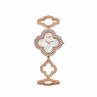 Van Cleef & Arpels Alhambra 2365149 'Ladies' Vintage Rose Gold White Mother of Pearl Dial Quartz Watch - View 2