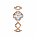 Van Cleef & Arpels Alhambra 2365149 'Ladies' Vintage Rose Gold White Mother of Pearl Dial Quartz Watch - View 13