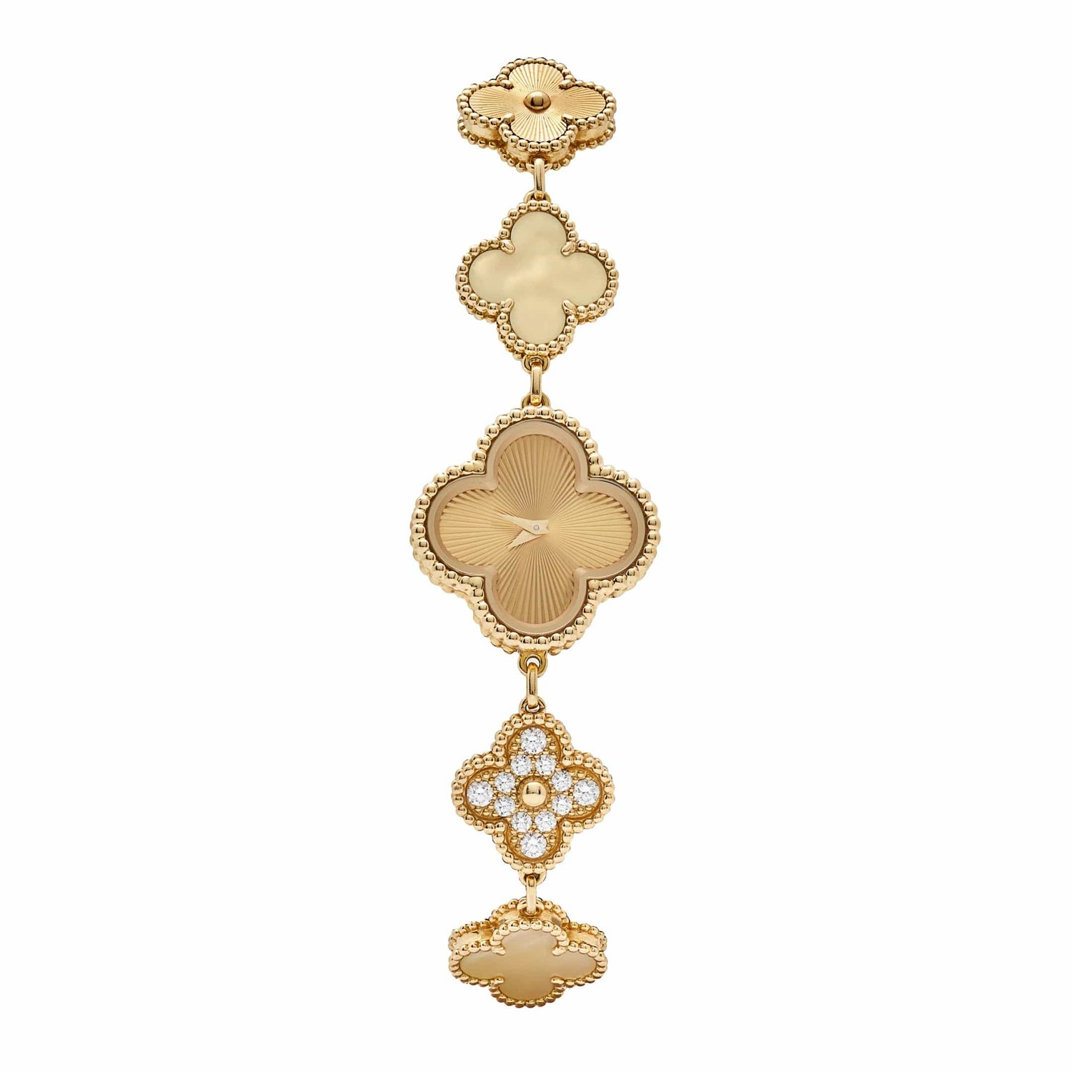 Van Cleef & Arpels Sweet Alhambra VCARO8WW00 Diamond Mother-of-pearl Watch (2023) - View 8